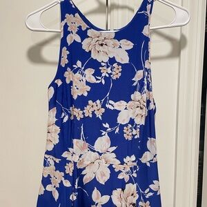 Blue Floral Yumi Kim French rose royal blue dream maxi dress size M NWT